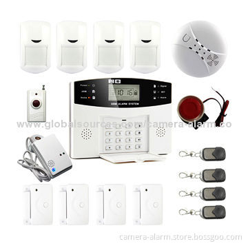 GSM Alarm System, 315/433MHz, Supports SMS and Dialing Alarm, Full Voice Prompt, OEM/ODM, CE/RoHS